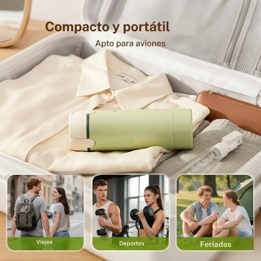 KapsulNomad™ - Dispensador de Viaje Todo en 1